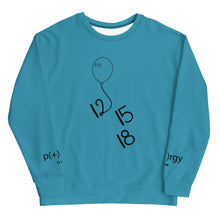 Load image into Gallery viewer, Iz's birthday crewneck - turquoise