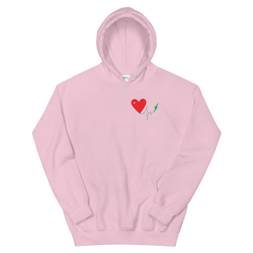 LOVE IS ENERGY hoodie - pink