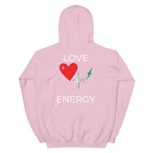 Load image into Gallery viewer, LOVE IS ENERGY hoodie - pink
