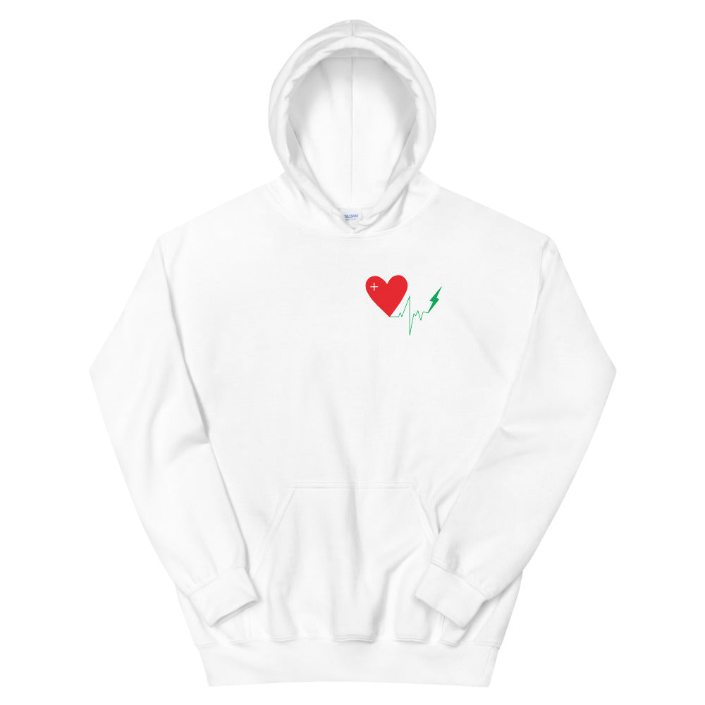 LOVE IS ENERGY hoodie - white